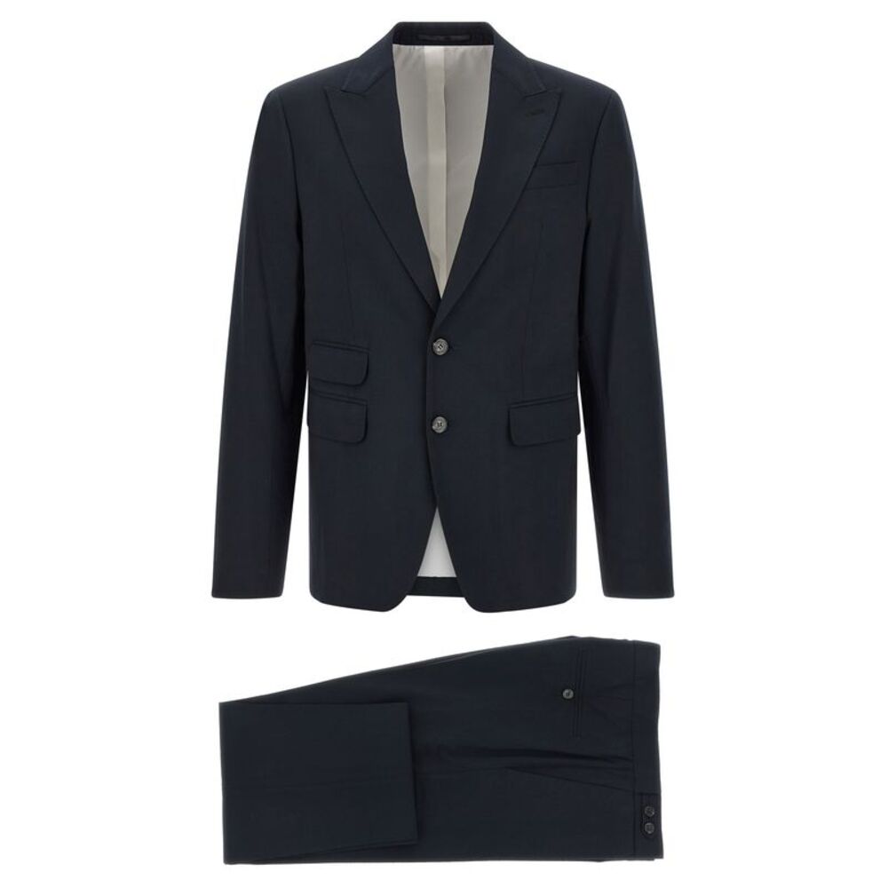 Dsquared² Blue Wool Men's Suit